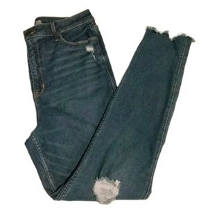 Old Navy Rockstar distressed super skinny extra high rise jeans